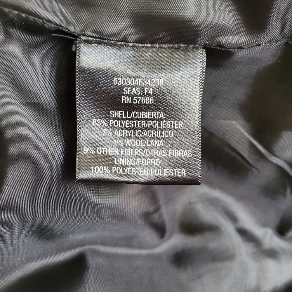 Women's Black Peacoat - US L - Picture 7 of 9